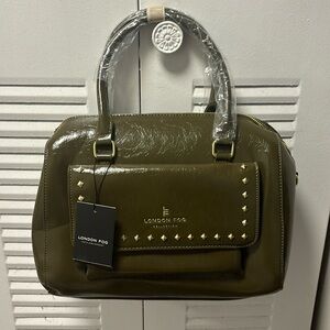 London Fog NWT Ruth Barrel Bag